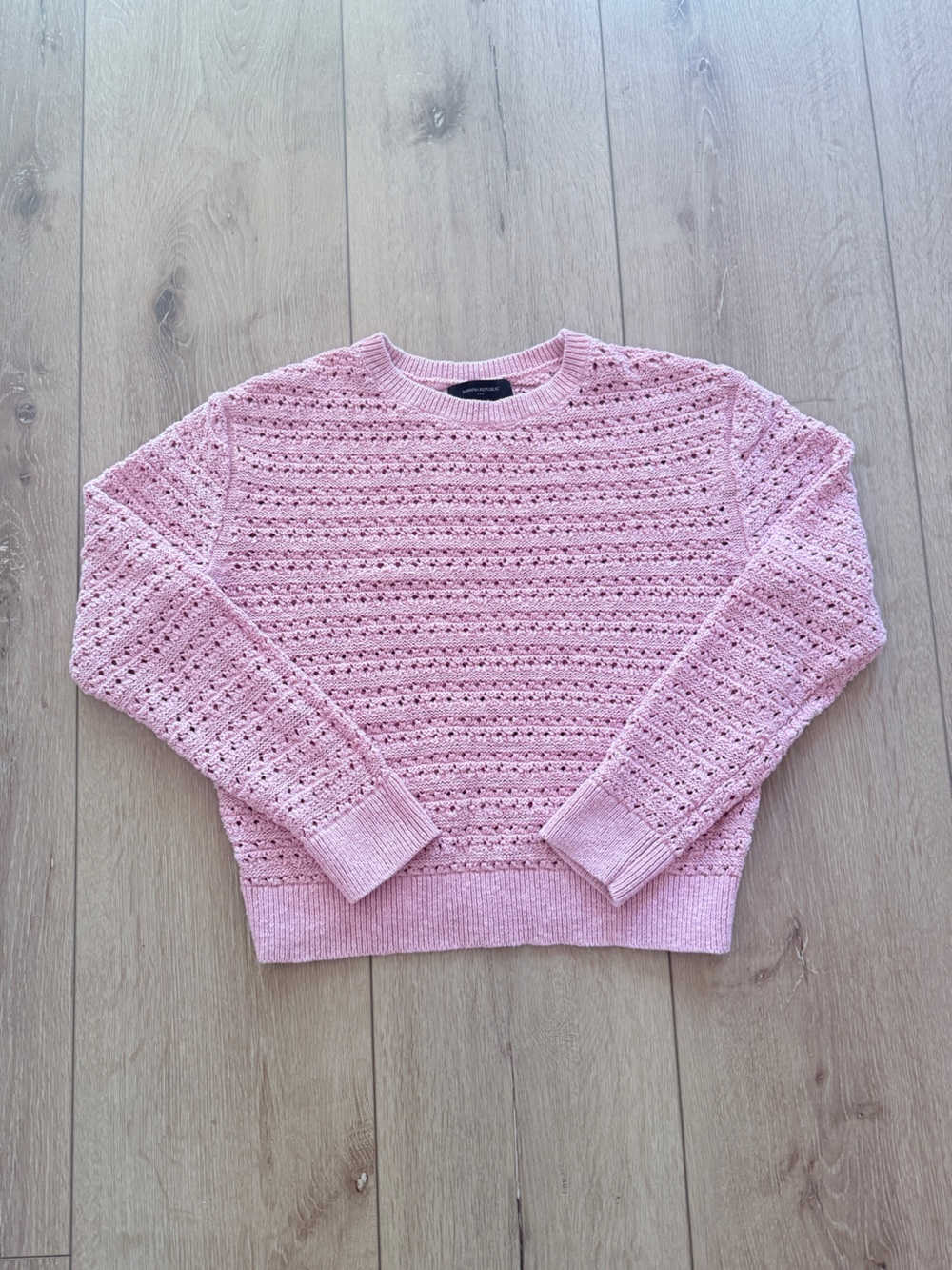 Banana Republic pointelle sweater size M